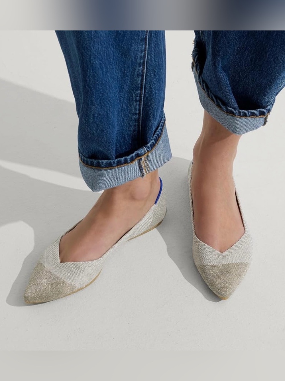 Rothy’s The Point Knit Pointed Toe Flats Women’s Size 8.5